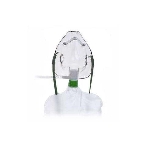 Hudson Respiratory Care Mask Oxygen Hudson Adult Vinyl Each, 50 Each/CA - 1009