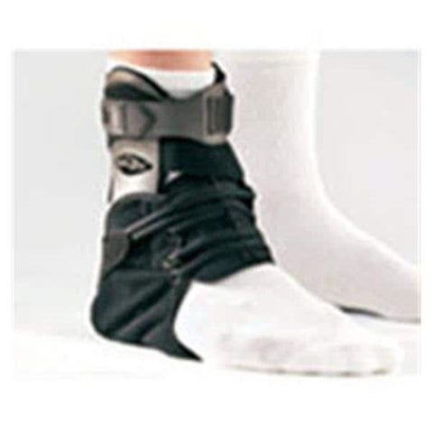 DJO, Inc Brace Compression Velocity ES Ank Non-Stretch Fabric/Plastic Black Sz Md Left Each - 81-14975
