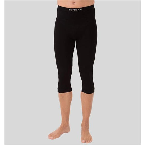 Zensah Capris High Compression 3/4 Length Black Size Small/Medium Each - 7215-100-01