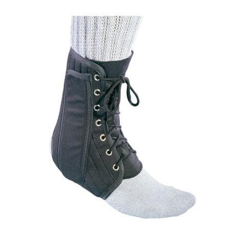 DJO, Inc Brace Support Procare Ank Canvas/Plastic Black Size Large 10-11.5" Universal Each - 79-81317