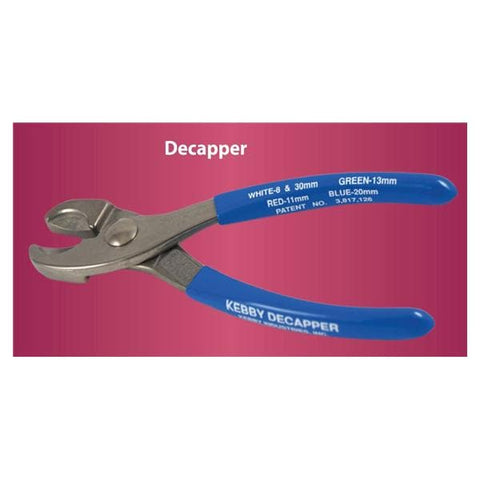 Acuderm, Inc Botox Bottle Decapper For 100mL Bottles Metal Blue 20mm Each - KBPD-20