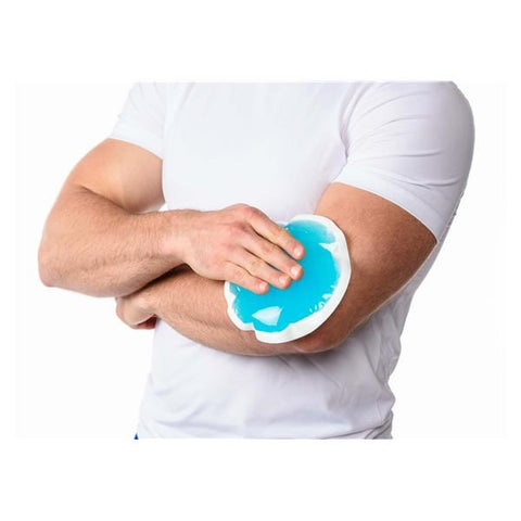 ACCURATE MANUFACTURING Pack Hot/Cold Comfort Custom Round Gel Blue Size 6" 30/Ca - CGPROUND6BLU