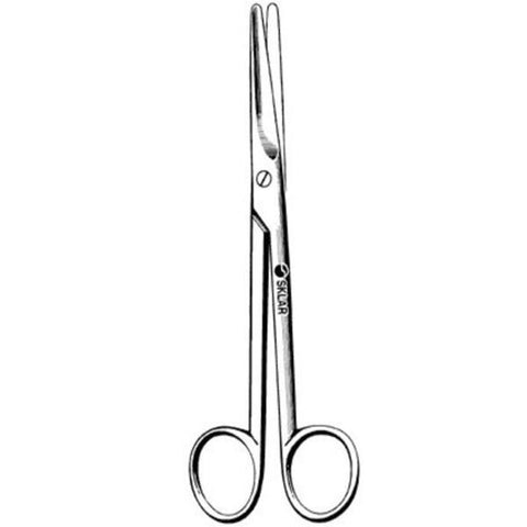 Sklar Instruments Scissors Dissecting Mayo 6-3/4" Blunt/Blunt Smooth Straight Stainless Steel Each - 15-1567