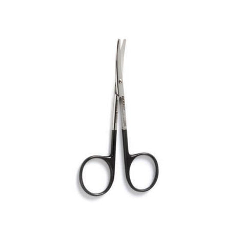 Derron Surgical Instruments Scissors Metzenbaum SuperCut 4-1/2" Blunt SuperCut Baby Curve Stainless Steel Each - 12-598SC