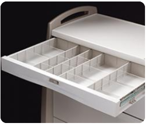 capsa Avalo 3 Inch "L" Supplies Drawer Divider Kit