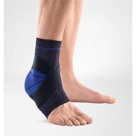 Bauerfeind USA, Inc Brace Sports Malleotrain S Ankle Elastic/Knit Black/Blue Size 3 8.25-9" Right Each - 11000000000000