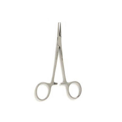 Derron Surgical Instruments Forcep Hemostatic Halsted Mosquito 5" Straight 1x2 Teeth Stainless Steel Each - 16-24