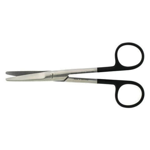 BR Surgical, LLC Scissors Mayo SuperCut 5-1/2" Blunt/Blunt Razor/Micro-Serrations Curved SS Each - BR08-16114SC