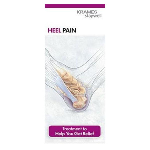 Krames Communications Brochure Educational Understanding Heel Pain English 50/Package - 940353