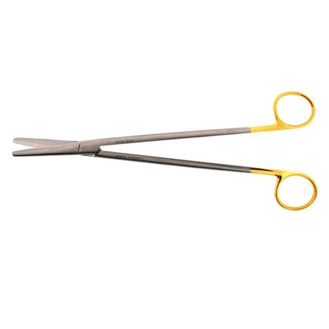 BR Surgical, LLC Scissors Metzenbaum 9" Blunt/Blunt Smooth Straight Tungsten Carbide Each - BR08-28423