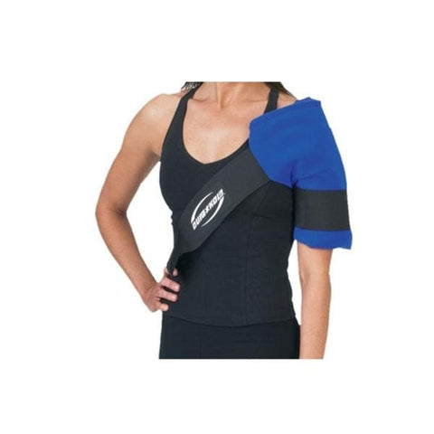 DJO, Inc Wrap Cold Therapy DuraSoft Adult Shoulder UltWck Nyl Black/Blue Universal Each - 11-0914-0-02000
