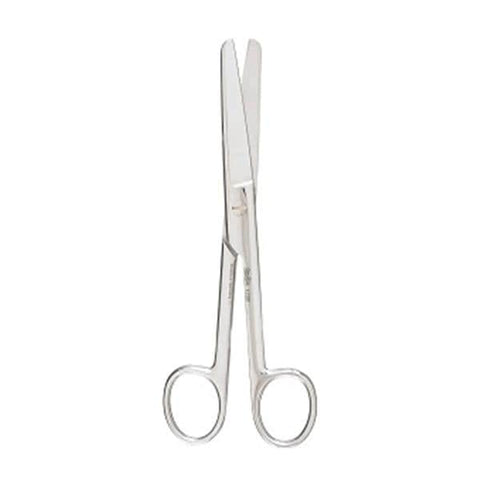 Miltex Scissors Utility 6-1/2" Blunt/Blunt 1 Serrated Blade Straight Stainless Steel Each - Integra Miltex - 1702