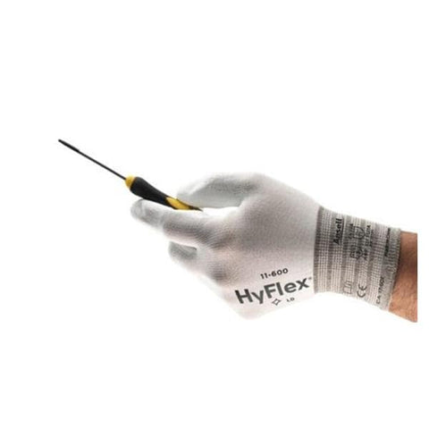 Ansell Healthcare Products LLC Gloves Assembly / Industrial Hyflex PF Polyurethane Coated Nylon 5-10 Blk 144/Ca - 11-600-BLACK