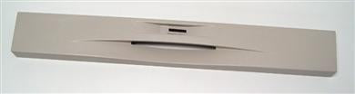 capsa Avalo 3 Inch "S" Drawer Face - Light Creme