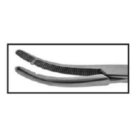 BR Surgical, LLC Forcep Hysterectomy 8" Curved 1x1 Teeth Each - BR12-60120