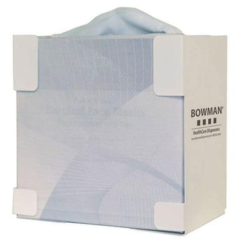 Bowman Medical Products Dispenser Face Mask White For Tie-On Masks Each - FB-063