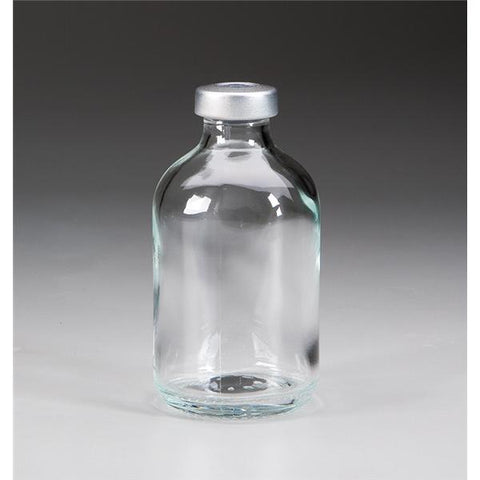 Health Care Logistics Vial Empty Glass 50mL Silver 12/Pk - 18495