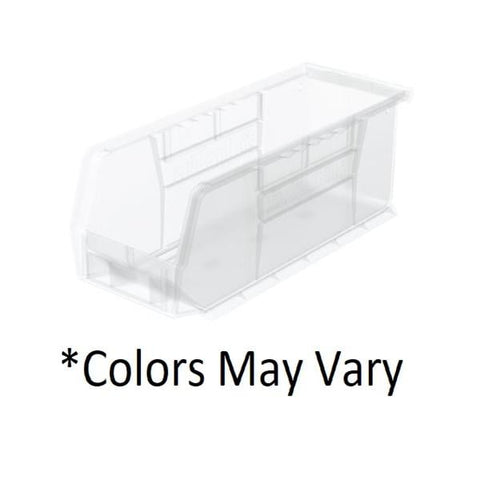 Akro Bin Storage AkroBins 10-7/8x4-1/8x4" Clear Polymer With Label Holder 12/Case - Mils - 30224SCLAR