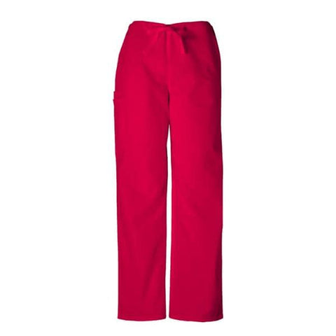 Cherokee Workwear Pant Scrub Cherokee Unisex Small Red Each - 4100-RDW-S