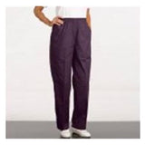 Fashion Seal Slacks Scrub Womens Medium Petite Eggplant Each - 7069-M