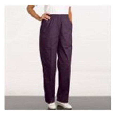 Fashion Seal Slacks Scrub Womens Medium Petite Eggplant Each - 7069-M