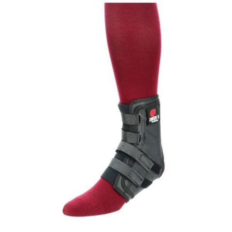 Swede Brace Support Eachsy Lok Ank Vinyl Laminate Black Sz M8-10.5/W10-11.5 Md Univ Each - O Inc. - AKL-6332-BK-MED