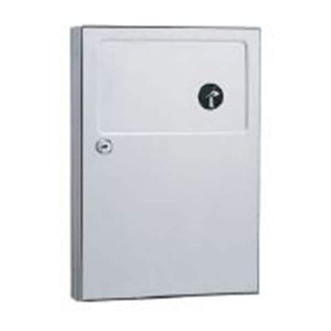 Bobrick Mounted Disposal Sanitary Napkin Stainless Steel Satin Finish Each - 254