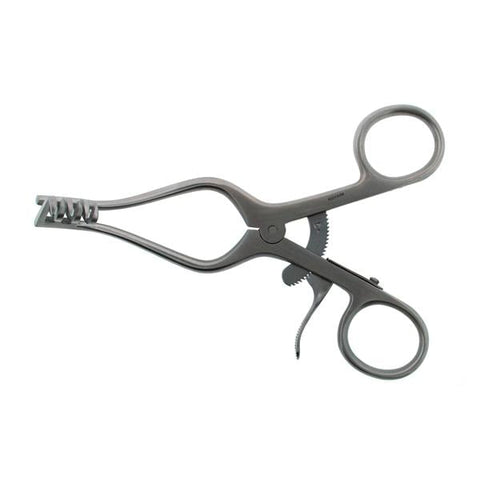 BR Surgical, LLC Retractor Weitlaner-Wullstein 5" 3x3 Sharp Teeth Stainless Steel Each - BR18-65413