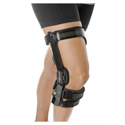 DJO, Inc Brace OA FullForce Adult Knee Black Size Large Right Each - 11-1578-4