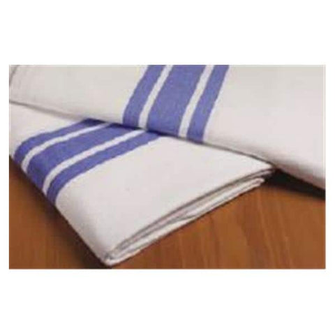 Encompass Group Blanket Bath 70x90" 80% Cotton/20% Polyester Blue Strip 1/Dz - 49225-6BL
