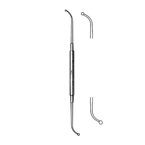 Sklar Instruments Elevator Ostium Seeker 7-1/2" 2x2.5mm Ball Tip Each - 47-2399