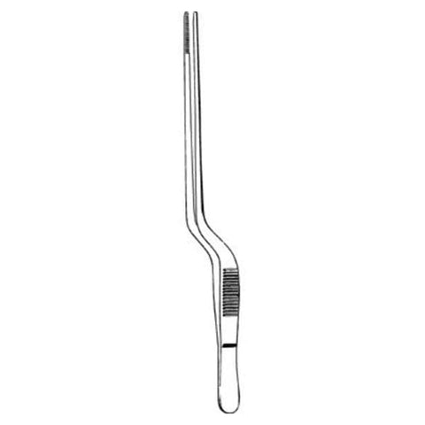 Sklar Instruments Forcep Dressing Jansen Merit 6-1/4" Serrated Straight Stainless Steel Each - 97-605
