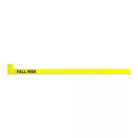 Precision Dynamics Corp. Wristband Identification Yellow Fall Risk Alert 500/Bx - 5065-14-PDM