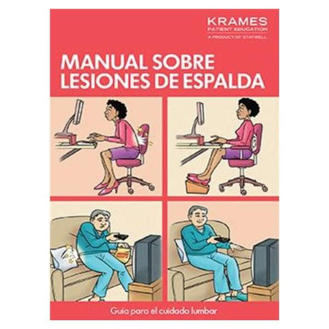 Krames Communications Booklet Educational Back Owner's Manual Spanish Each - 12088
