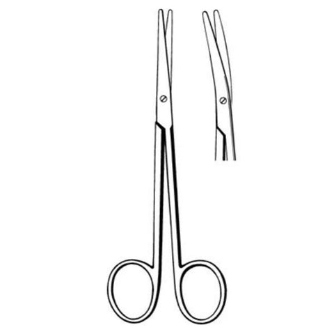 Sklar Instruments Scissors Dissecting Metzenbaum Econo 7" Blunt/Blunt Smooth Curved SS Disp 12/Bx - 21-340