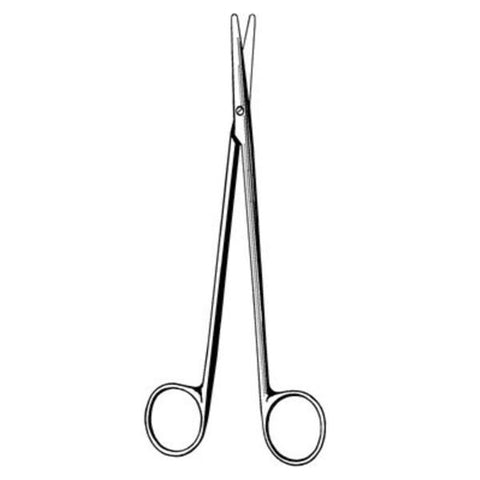 Sklar Instruments Scissors Dissecting Metzenbaum Surgi-OR 7" Blunt/Blunt Smooth Straight SS Each - 95-339