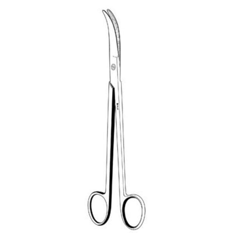 Sklar Instruments Scissors Jorgenson 9" Blunt/Blunt Smooth Strongly Curved Stainless Steel Each - 52-2970