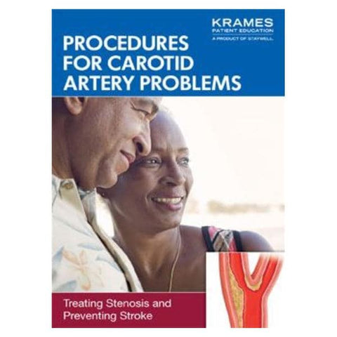 Krames Communications Booklet Educational Procedures for Carotid Artery Problems Each - 12205