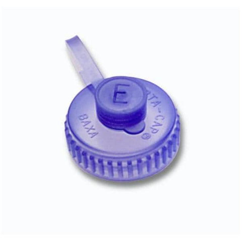 Baxter Anesthetic & Crit Care Adapter Bottle Adaptacap Polyethylene Blue 100/Ca - H9385105