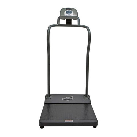 Health Scale Platform 1000Lb 1-1/2" TFT-LCD Screen 22-1/4x33x52" Eachch - O-Meter - 3001KL-AMUA