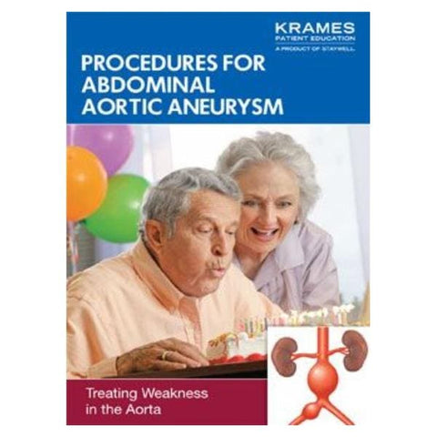 Krames Communications Booklet Educational Procedures for Abdominal Aortic Aneurysm Each - 12209