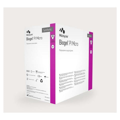 Molnlycke Healthcare Gloves Surgical Biogel PI Micro PF Polyisoprene LF 6 Strl Straw 50 Pr/Bx, 4 BX/CA - 48560