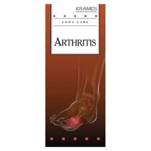 Krames Communications Brochure Educational Arthritis Podiatric 50/Pk - 9357