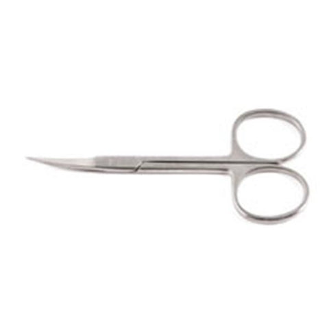 Sklar Instruments Scissors Iris Econo 4-1/2" Sharp/Sharp Smooth Curved SS Disposable 25/Bx - 96-2507