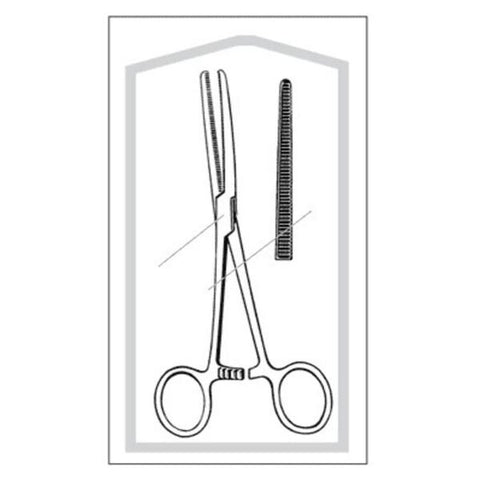 Sklar Instruments Forcep Hemostatic Rochester-Pean Econo 8-1/2" Blunt Curved SS Disposable 25/Bx - 96-2548