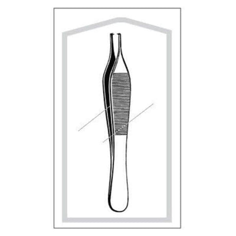 Sklar Instruments Forcep Tissue Adson Econo 4-3/4" Straight 1x2 Teeth SS Disposable 50/Bx - 96-2775