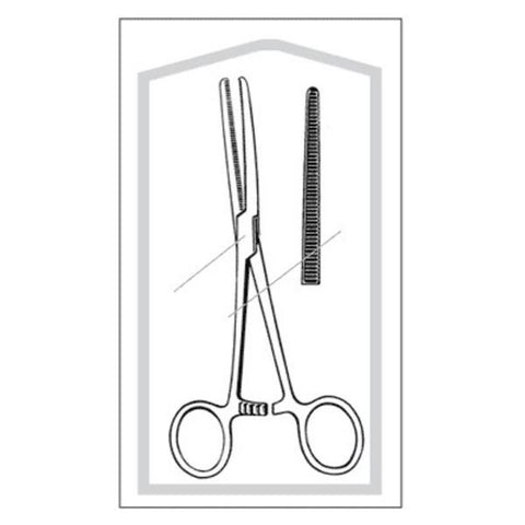 Sklar Instruments Forcep Hemostatic Rochester-Pean Econo 7-1/4" Straight SS Disposable 25/Bx - 96-3006