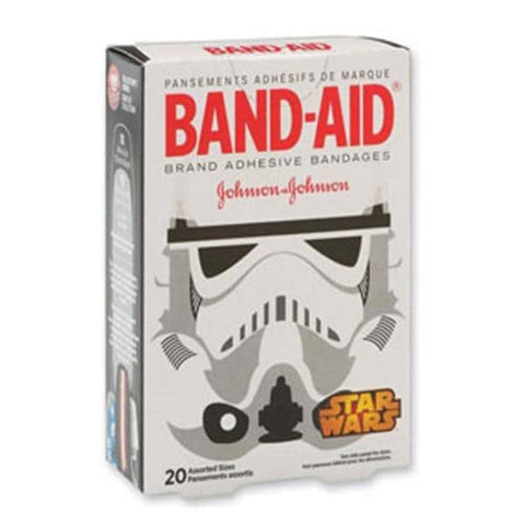 J&J Bandage Strips Fabric Band-Aid 3/4x3" Starwars 20/Bx, 24 BX/CA - 381000000000