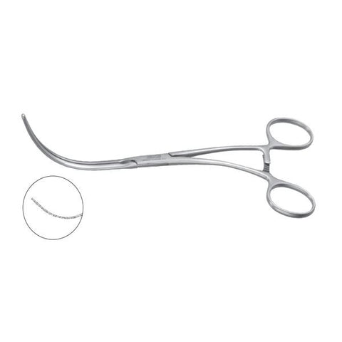 Integra Miltex Inc Clamp Exclusion Debakey 7-1/2" Curved Jaw Curved Shank Each - 320260