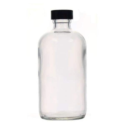 Kimble Chase Life Science Bottle General Purpose 8oz Clear Glass Cap Closure With Caps Attached 12/Bx - 5110824V-26